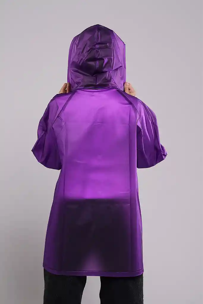 Capa Impermeable Morado Chic M