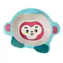Vajilla Infantil De Fibra De Bambú Monito