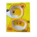Vajilla Infantil De Fibra De Bambú Perrito