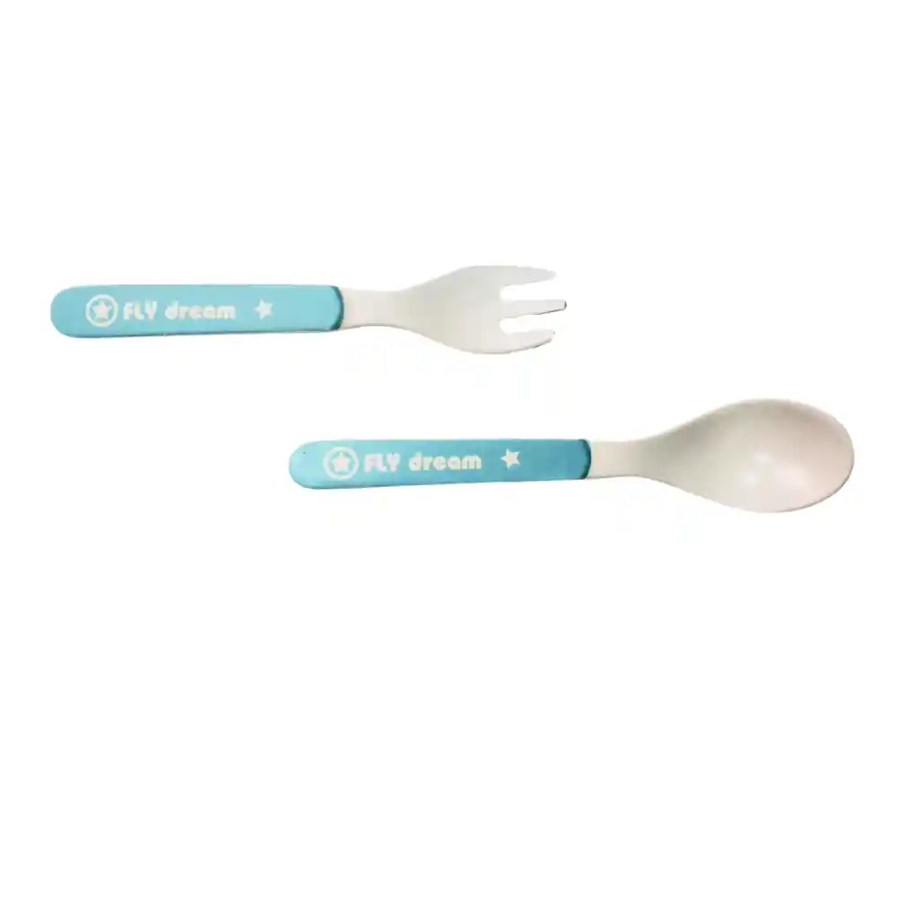 Vajilla Infantil De Fibra De Bambú Monito