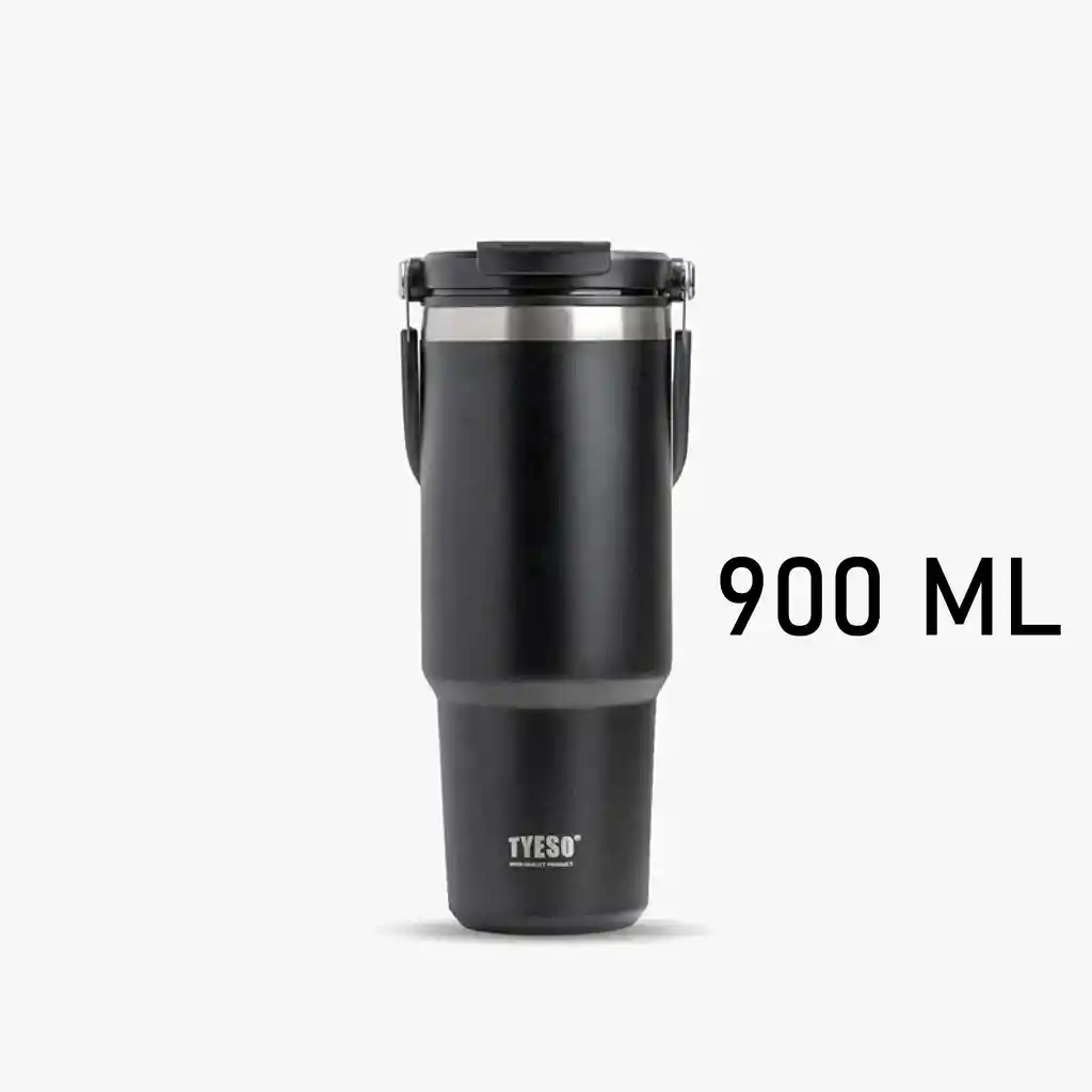 Termo En Acero Tyeso 900ml / Negro