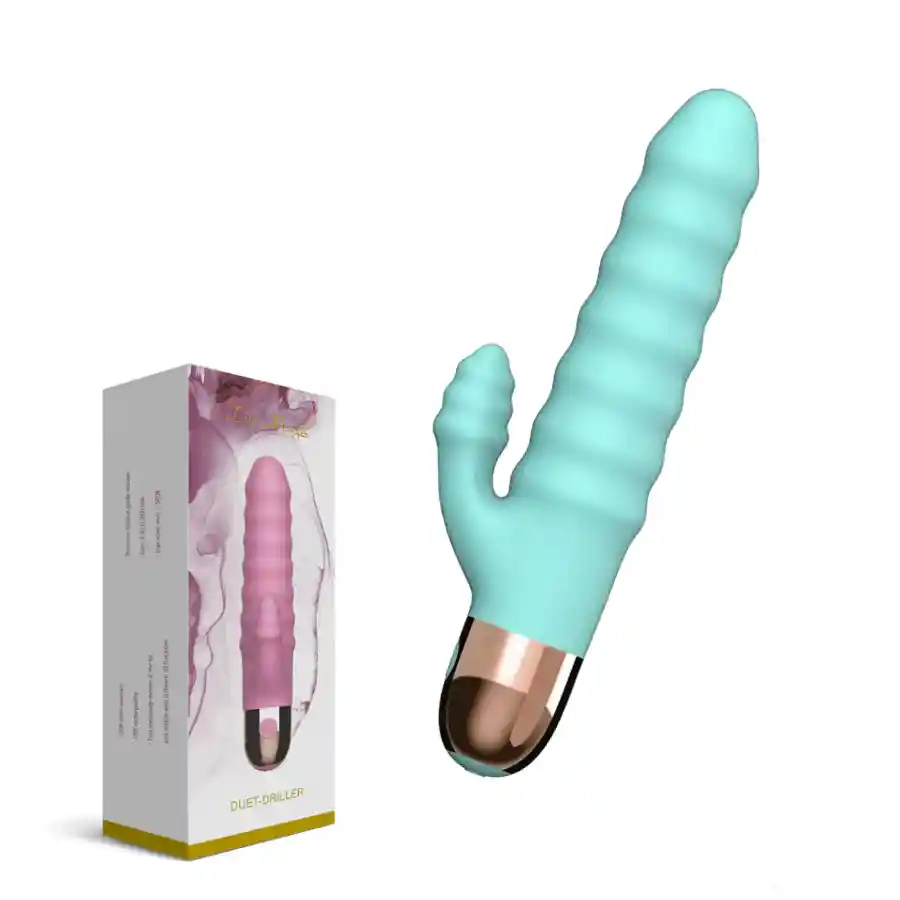 Vibrador Duet Driller Azul