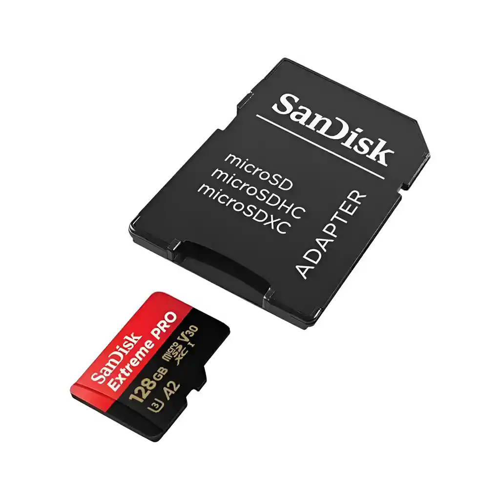 Micro Sd 128gb Sandisk Extreme Pro U3 4k 200mbs