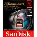 Sd Card 512gb Sandisk Extreme Pro 200mbs