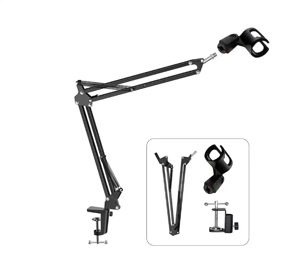 Soporte Micrófono Para Escritorio Con Brazo Ajustable