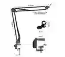 Soporte Micrófono Para Escritorio Con Brazo Ajustable