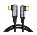 Cable De Datos Tipo C A Tipo C Pd240w Hasta 480 Mbps Gris