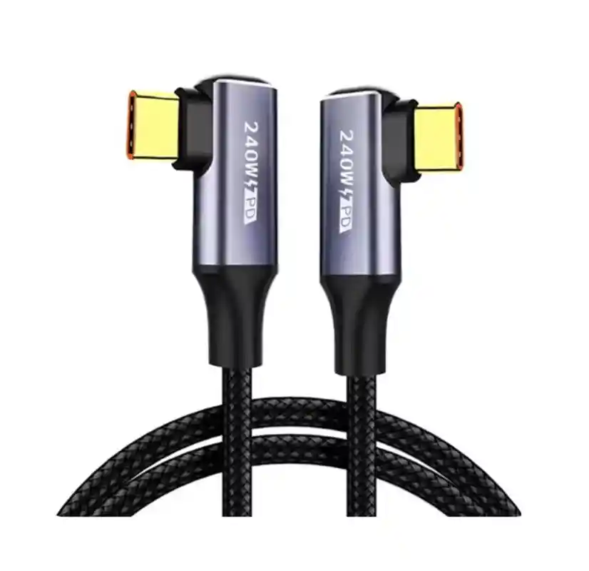 Cable De Datos Tipo C A Tipo C Pd240w Hasta 480 Mbps Gris