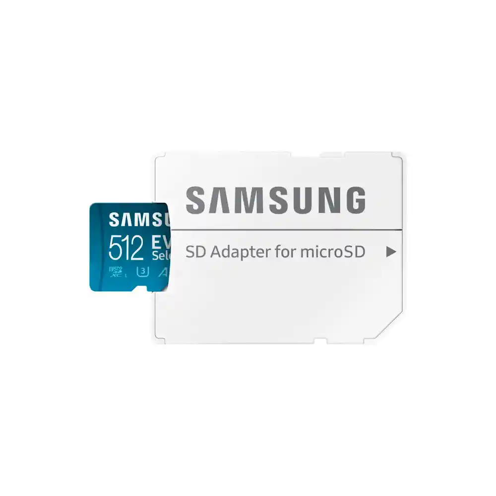 Micro Sd 512gb Samsung Evo Select U3 A2 V30 4k 160mbs