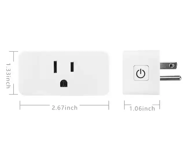 Enchufe Tomacorriente Inteligente Smart Plug Wifi Rectangulo