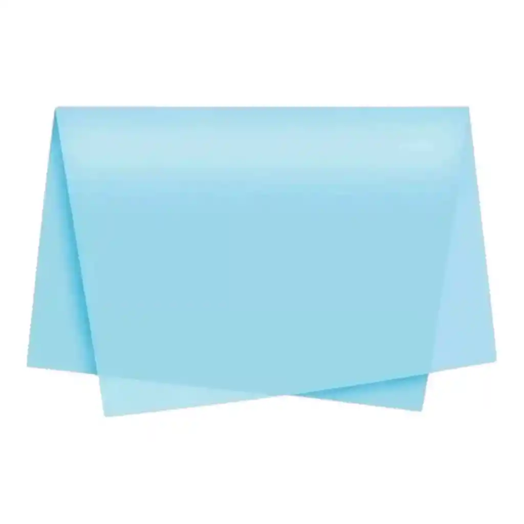 Pliego Papel Seda Azul Claro