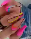 Uñas Postizas Profesionales Decoradas Largas Cuadradas Abs X24unds