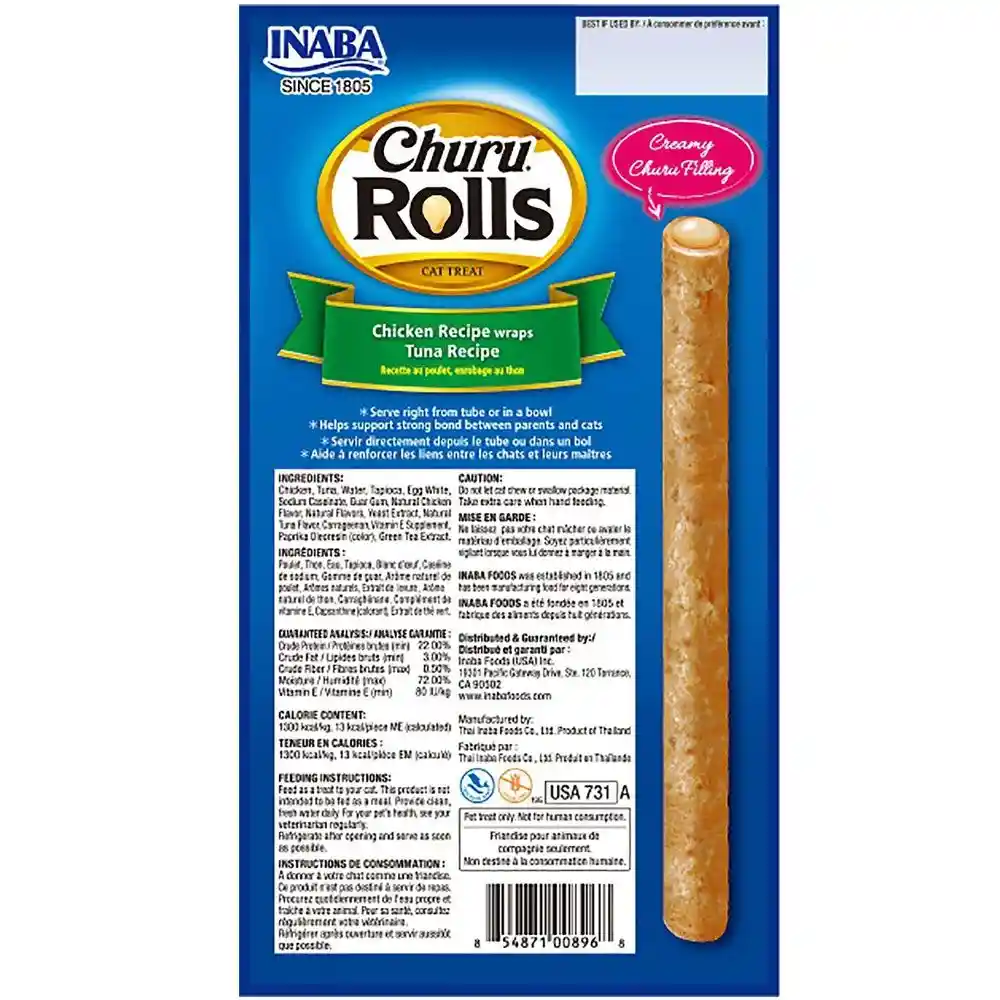 Churu Rolls Chicken Recipe Wraps