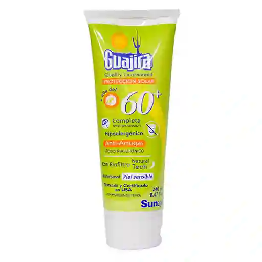 Bloqueador Solar Spf60 Antiarrugas 240ml Meicys