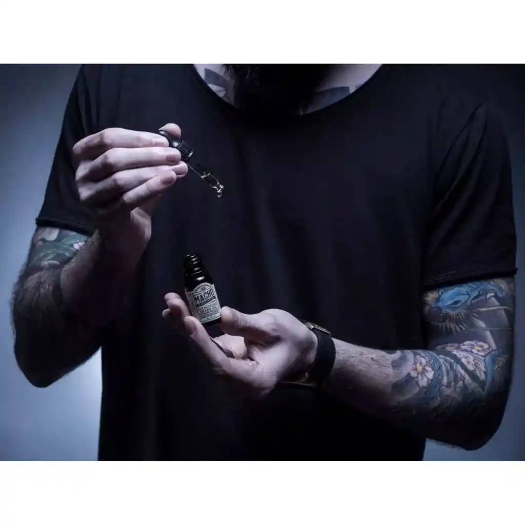 Tónico Macho Beard Company Crecimiento Barba Tratamiento