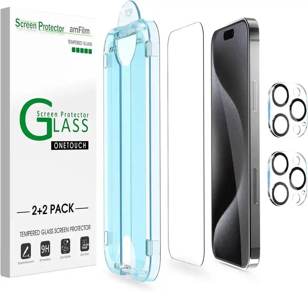 Vidrio Templado + Protector Camaras Para Iphone 15pro Max