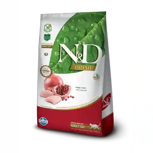 Alimento Seco Nd Prime Feline Frango Adulto 7.5kg