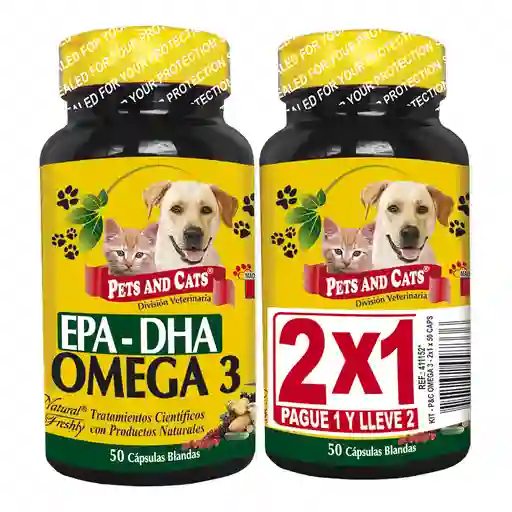 Suplemento Omega 3 2x1 Natural Freshly Para Mascotas