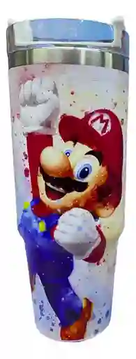 Termo Tipo Stanley 1 Litro - Mario Bros