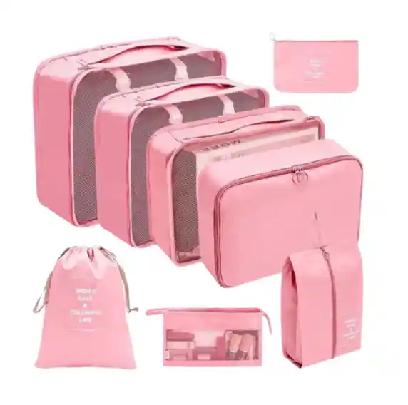 Organizador De Ropa X8 Para Maleta: Comodidad En Cada Viaje