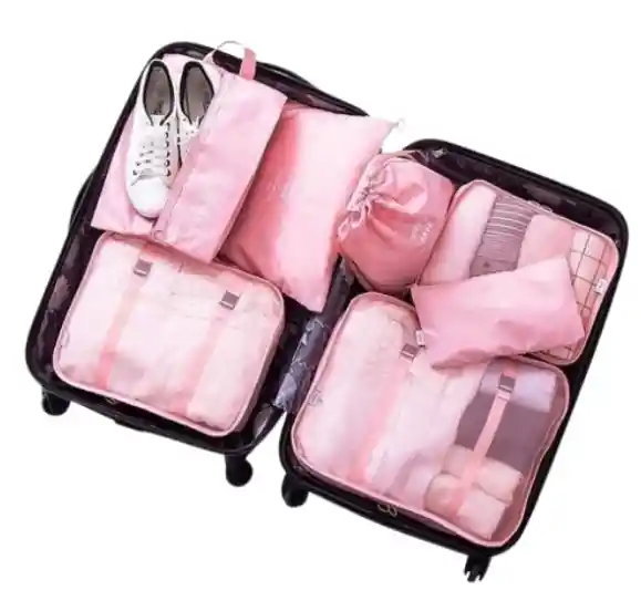 Organizador De Ropa X8 Para Maleta: Comodidad En Cada Viaje