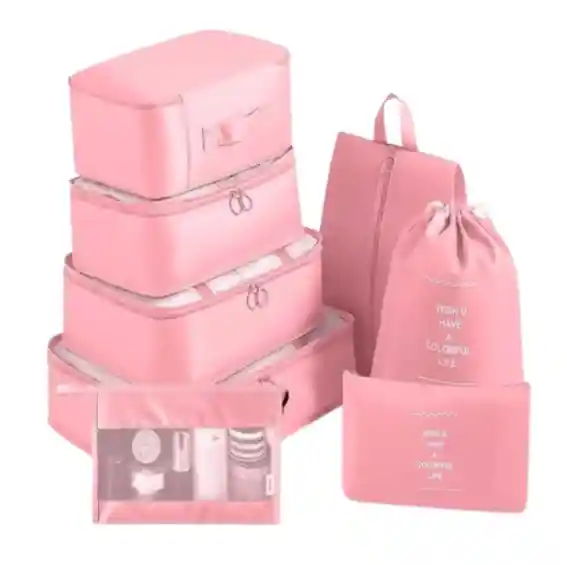 Organizador De Ropa X8 Para Maleta: Comodidad En Cada Viaje