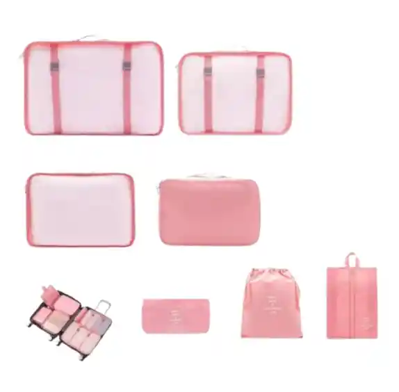 Organizador De Ropa X8 Para Maleta: Comodidad En Cada Viaje