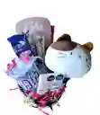 Ancheta Con Mug Y Peluche Gato