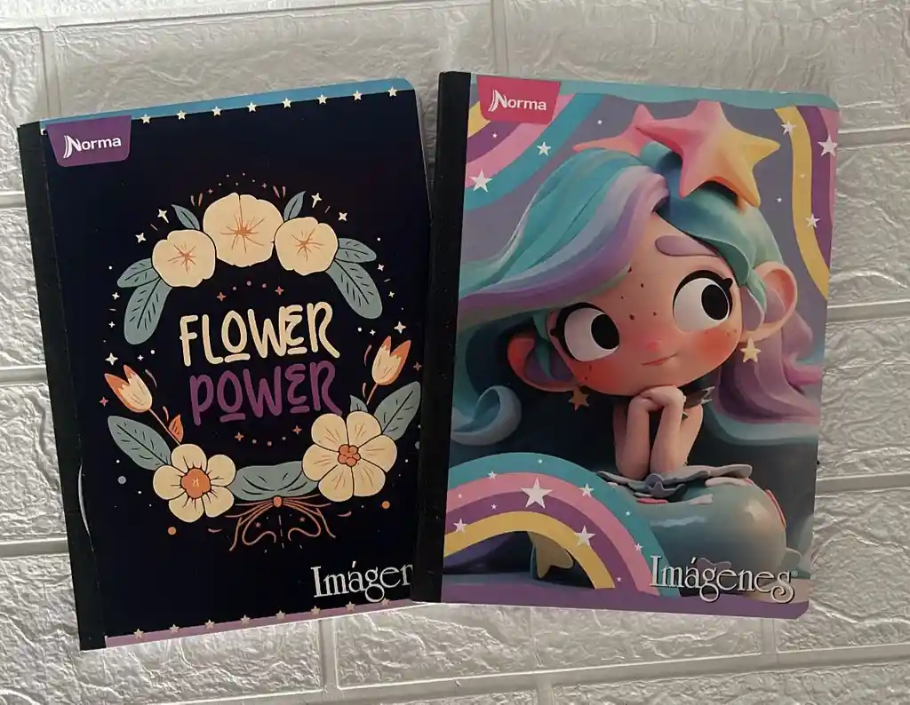 Cuaderno Cocido 100h Cuadros Niña Norma Sencillo