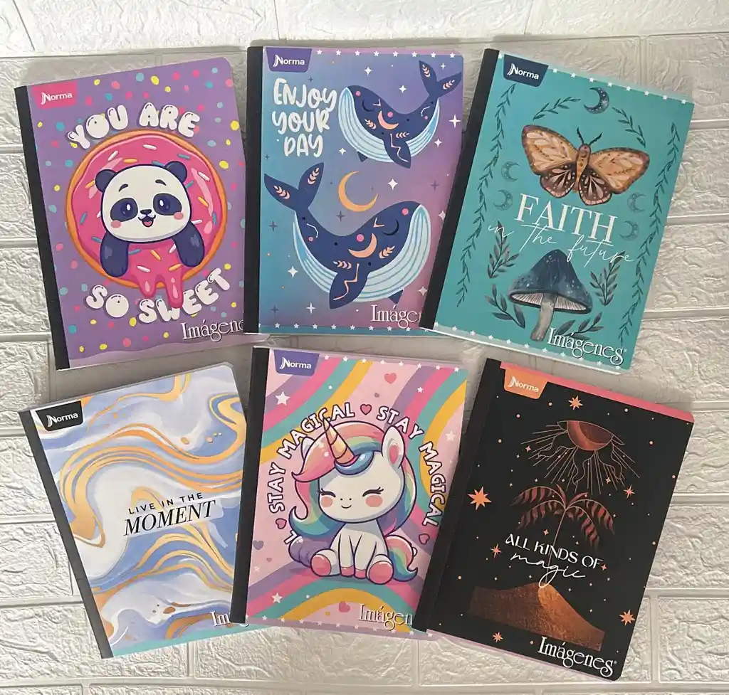 Cuaderno Cocido 100h Cuadros Niña Norma Sencillo