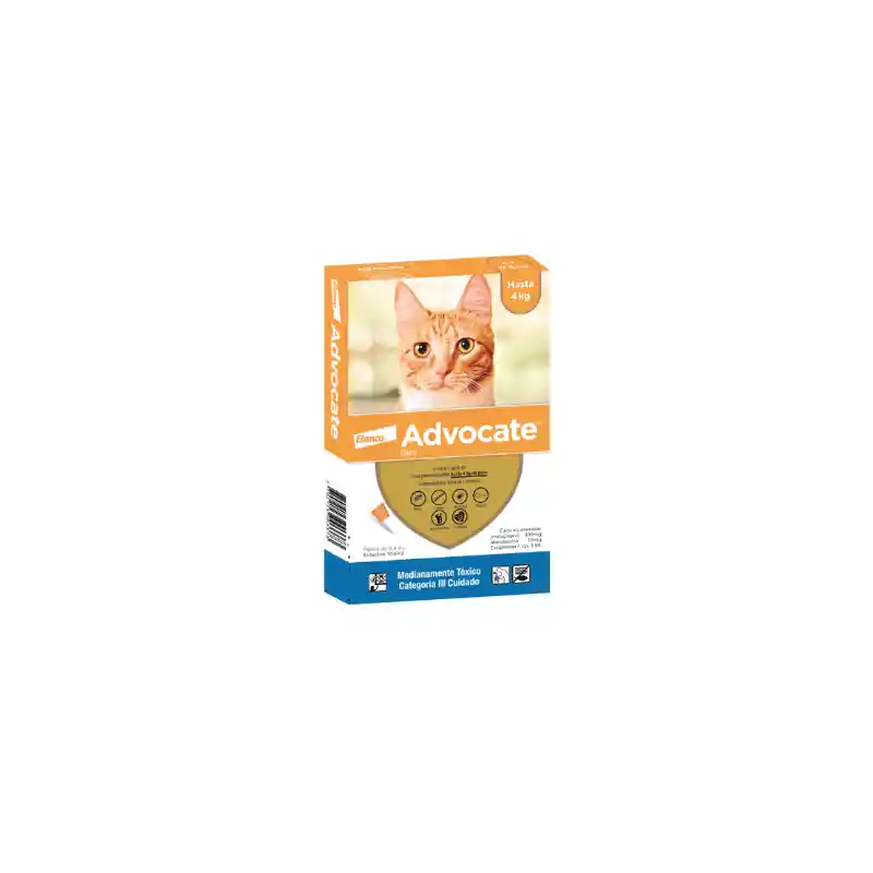 Advocate Gatos Hasta 4kg