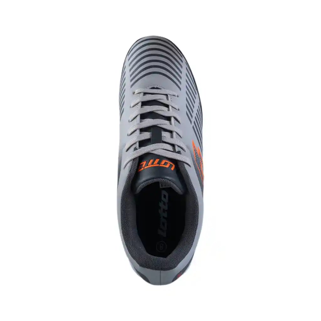 Zapatilla Turf Futbol Lotto Dejong Hge H4, Sintética, Natural Gris Talla 9.5