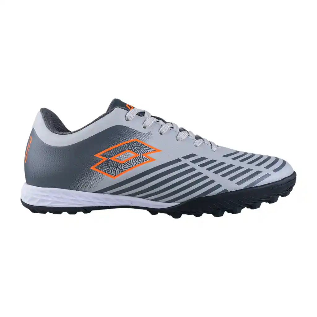 Zapatilla Turf Futbol Lotto Dejong Hge H4, Sintética, Natural Gris Talla 9.5