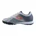 Zapatilla Turf Futbol Lotto Dejong Hge H4, Sintética, Natural Gris Talla 9.5