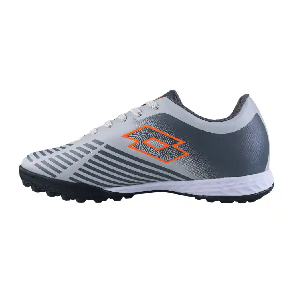 Zapatilla Turf Futbol Lotto Dejong Hge H4, Sintética, Natural Gris Talla 9.5