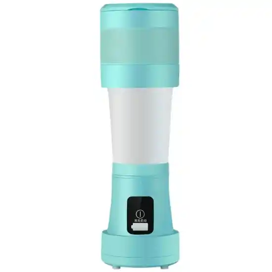 Mini Licuadora Plegable 450ml Celeste