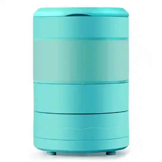 Mini Licuadora Plegable 450ml Celeste