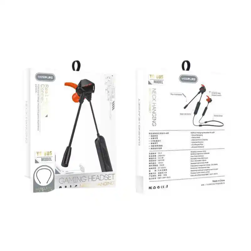 Audífonos Auricular Gamer Bluetooth 5.0 Gaming 4d Celular Yesplus Ys-605