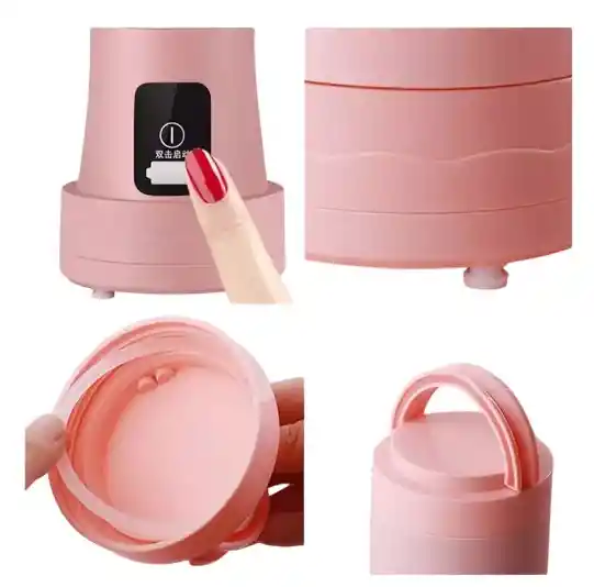 Mini Licuadora Plegable 450ml Rosado