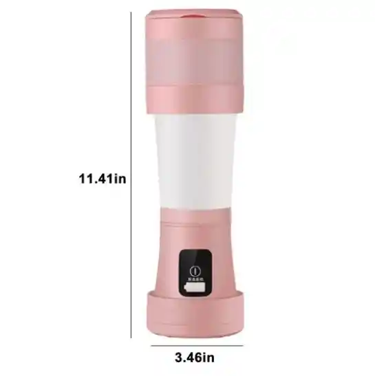Mini Licuadora Plegable 450ml Rosado