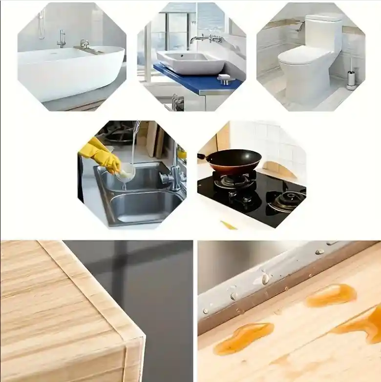 Cinta De Sellado Impermeable Y Resistente A Moho Para Cocina Y Baño