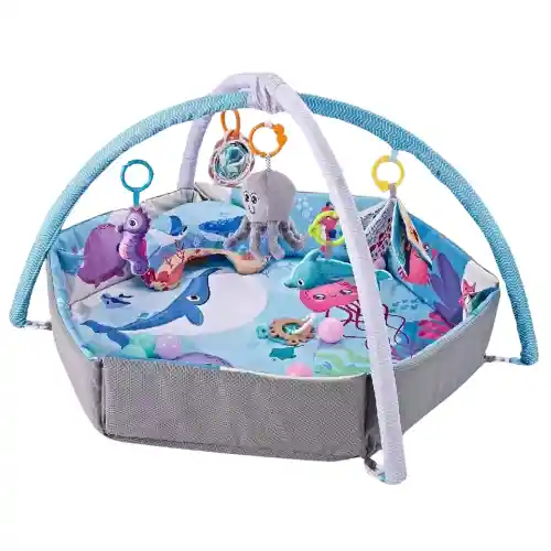 Alfombra De Juegos Plegable Para Bebés