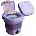 Mini Lavadora Portátil De Ropa Plegable Morado