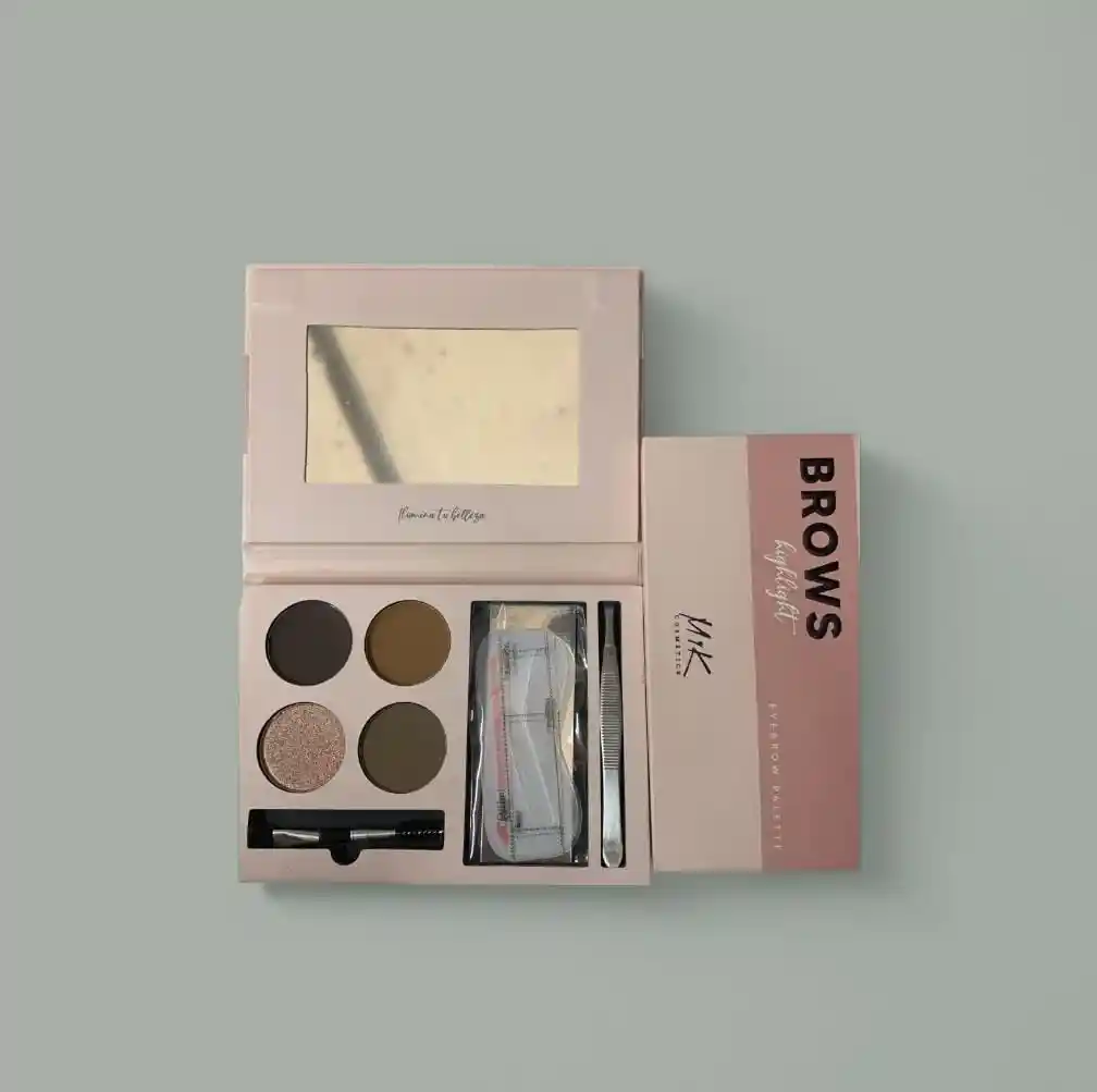 Paleta Kit De Cejas Brows Tono 1 – Myk Cosmetics