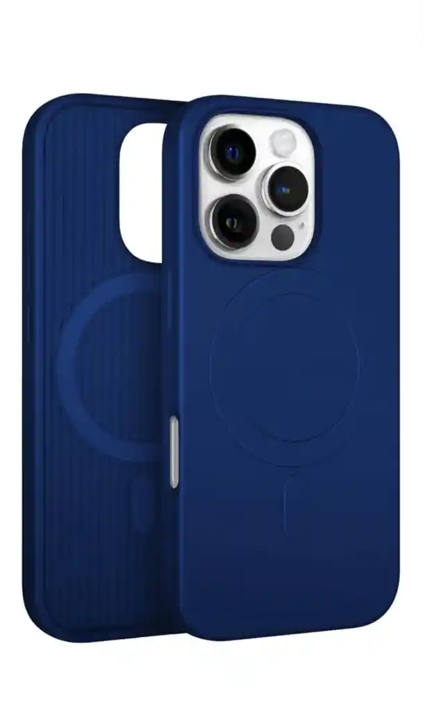 Estuche Alto 2 Magsafe Azul Para Iphone 16 Pro