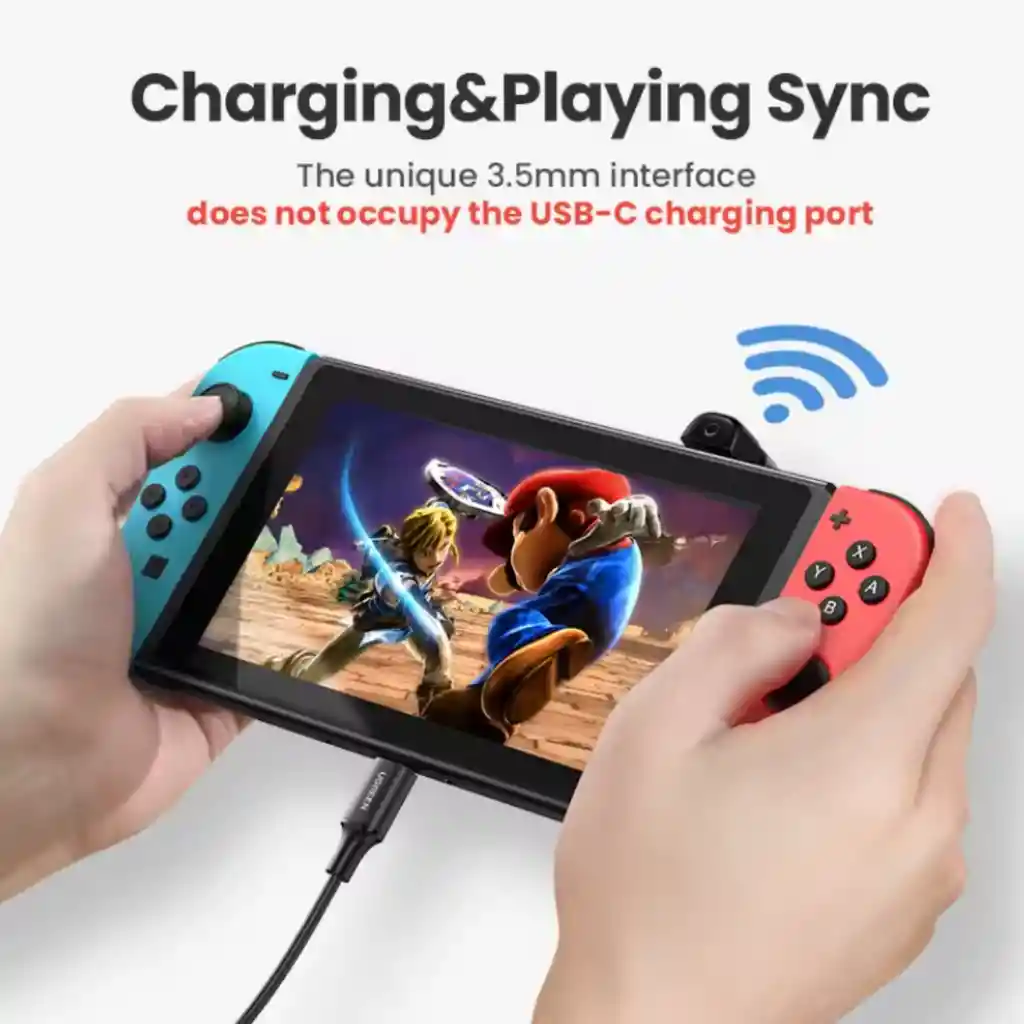 Adaptador Transmisor Audio Bluetooth 5.0 Nintendo Switch
