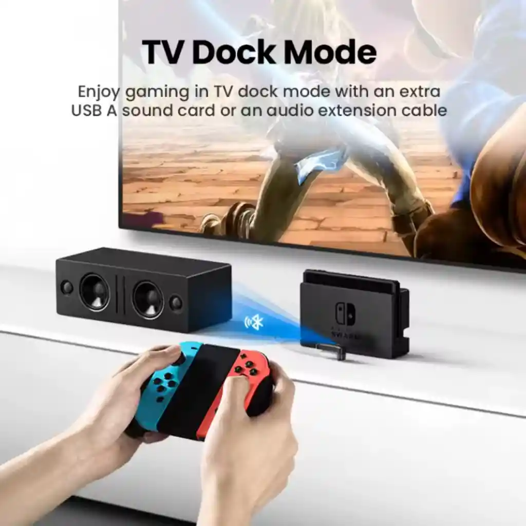 Adaptador Transmisor Audio Bluetooth 5.0 Nintendo Switch