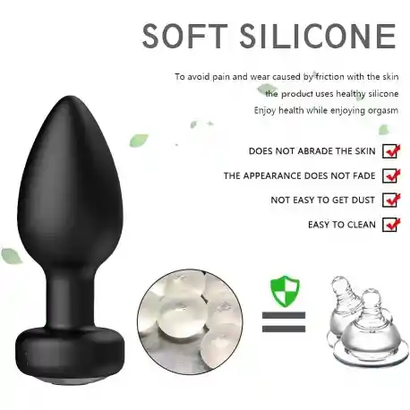 Plug Anal Inalámbrico Con Vibracion