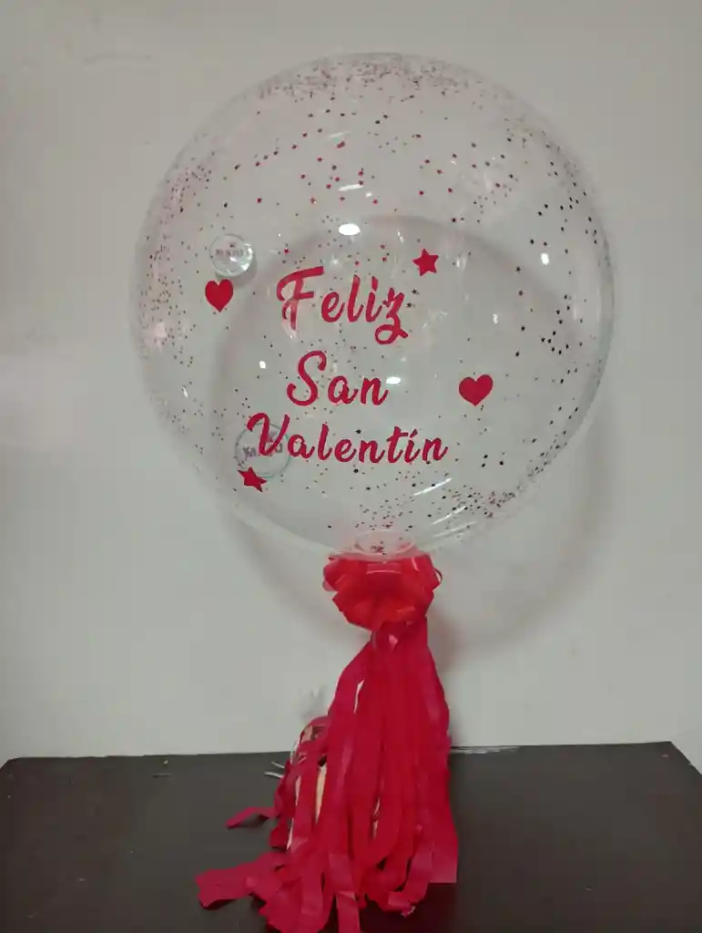 Globo Burbuja San Valentín