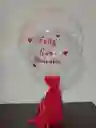 Globo Burbuja San Valentín